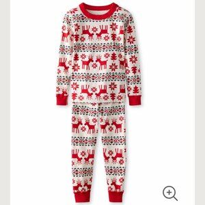 Hanna Andersson Dear Deer Long John Organic Cotton Pajama Set Adult Unisex